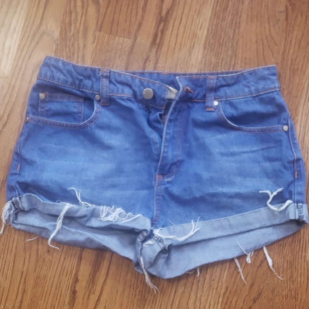 Denim shorts